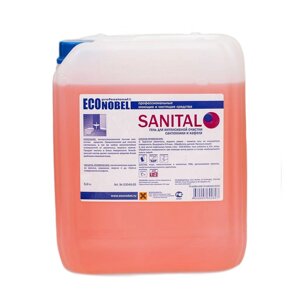 Гель для чистки сантехники и кафеля 5л Sanital Econobel | 0304-05