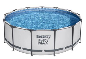Каркасный бассейн Bestway Steel Pro Max 396x122 см (фильтр, лестница, тент) 5618W