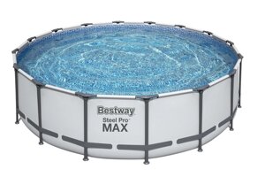 Каркасный бассейн Bestway Steel Pro Max 488х122см, 19480л 5612Z