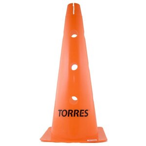 Конус тренировочный Torres h46 см, с отверстиями для штанги TR1011