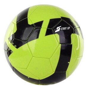 Мяч футбольный для отдыха Start Up E5120 р. 5 лайм черный