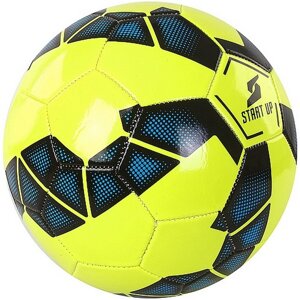 Мяч футбольный для отдыха Start Up E5131 лайм/черный р. 5
