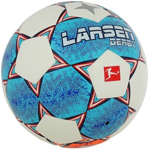 Мяч футбольный Larsen Derby White/Orange/Blue
