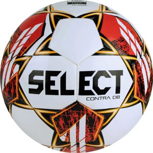 Мяч футбольный Select Contra DB V23, 0854160300, р. 4, FIFA Basic, 32 пан, ПУ, гибрид. сш, бел-чер-красн