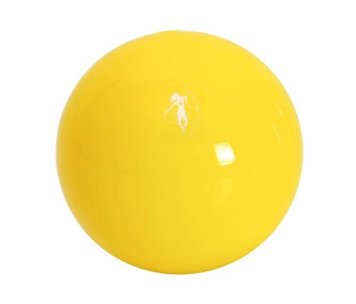 Мяч наливной Franklin Method 90.07 Fascia Ball, 10 см, вес 0,5 кг, желтый