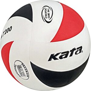Мяч волейбольный Kata C33286 р. 5 бело-черно-красный