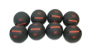 Набор тренировочных мячей Wall Ball Deluxe 8 шт от 3 до 15 кг Original Fit. Tools FT-DWB-SET