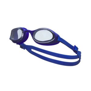 Очки для плавания ПРОЗРАЧНЫЕ линзы, нерегулир. переносица, черная оправа Nike Hyper Flow NESSD13204