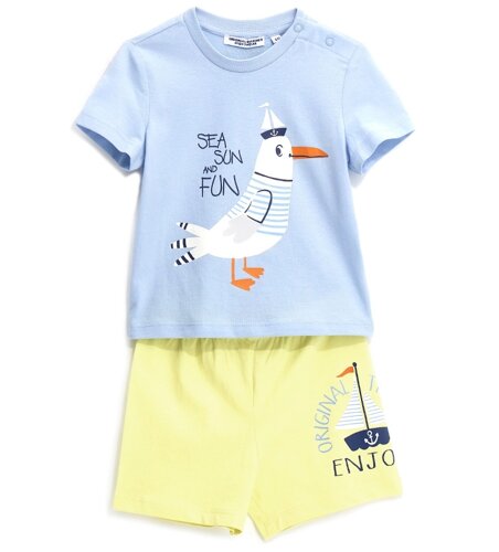 Пижама с коротким рукавом для маленького мальчика