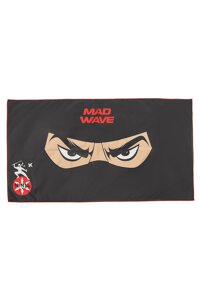 Полотенце из микрофибры Mad Wave Microfiber Towel Ninja M0761 04 1 01W черный