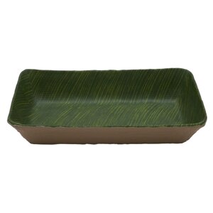 Салатник 1,1л 26,5х16,2х6,2см Green Banana Leaf пластик меламин P. L. Proff Cuisine | JW50106-TAI