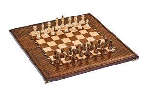 Шахматы + нарды резные quot; Эндшпиль 1 quot; 50 Simonyan as100-5