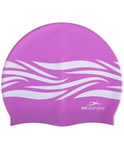 Шапочка для плавания 25DEGREES Fame Lilac, силикон, подростковый