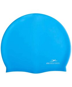 Шапочка для плавания 25DEGREES Nuance Light Blue, силикон, подростковый