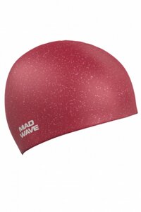 Шапочки для плавания Mad Wave Recycled M0536 01 0 04W красный