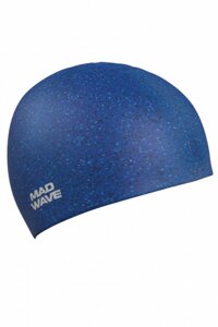 Шапочки для плавания Mad Wave Recycled M0536 01 0 07W синий