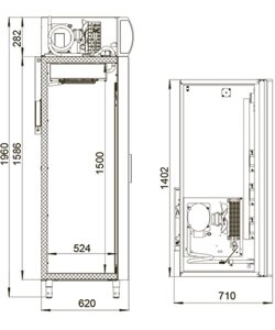 Шкаф холодильный Polair DM110‑S