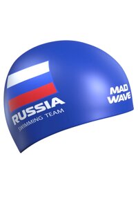 Силиконовая шапочка Mad Wave Swimming Team M0558 18 0 04W