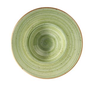 Тарелка для пасты Bonna Therapy Aura ATH BNC 28 CK 28 см, зеленый