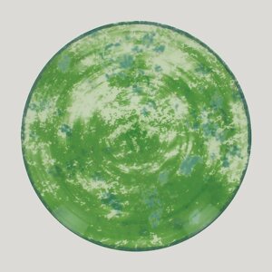 Тарелка Peppery круглая плоская 24см зеленый RAK Porcelain | NNPR24PGN