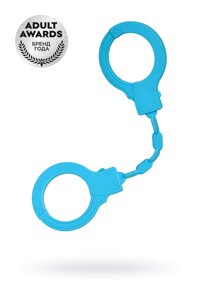 A-Toys by TOYFA Celet - Силиконовые наручники, 33 см (голубой)