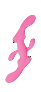 Абстрактный вибратор для девушек Cosmo 11,5х2,9 см (розовый)