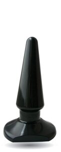 Чёрная анальная пробка Anal Stimulator - 7.7х3 см (чёрный)
