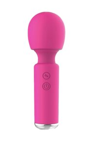 CNT Intimate Wand вонд мини вибратор микрофон 10 режимов вибрации, 12х3.9 см (розовый)