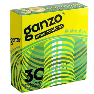 GANZO - Презервативы 30 шт. упак, Ultra thin / Ультратонкие)
