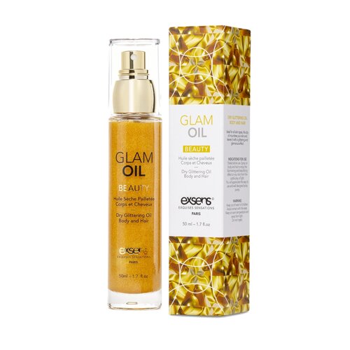 GLAM OIL - Сухое масло с блеском для волос и тела, 50 мл