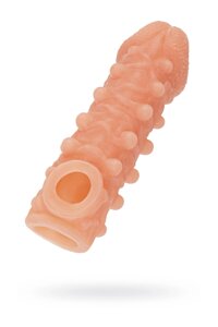 KOKOS - Насадка на пенис реалистичная, 15,6 см (телесный)