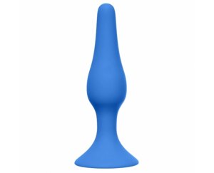 Lola Slim Anal Plug Large Blue - Анальная пробка, 12.5 см (синий)