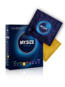 My. Size №3 размер 53 латексные презервативы, 3 шт