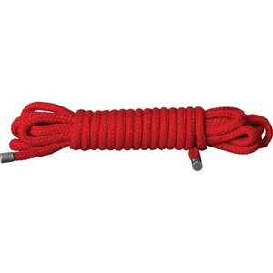 Ouch! Japanese Rope веревка для связывания, 10 метров (красный)