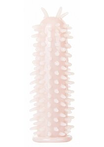 Shots Toys Spiky -Penis Extension - Насадка на пенис с силиконовыми шипами, 13х4 см (телесный)