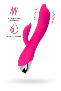Штучки-Дрючки «Дрючка-Удовольствие»Вибратор-кролик, 21,5х3 см (розовый)