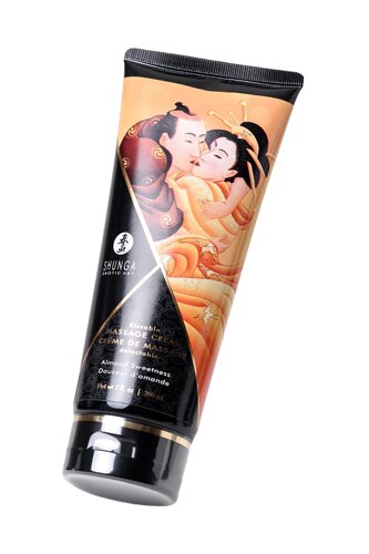 Shunga Almond Sweetness съедобный массажный крем, 200 мл (сладкий миндаль)