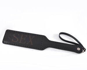 СК-Визит шлепалка SEX, 35х7 см (чёрный)