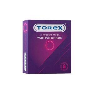 Torex - Ультратонкие презервативы с гладкой поверхностью (3 шт)