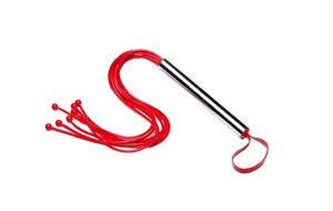 Яркая плеть с шариками и металлической ручкой от СК-Визит, 65 см