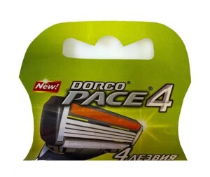 Dorco pace4 1s сменная кассета с 4 лезвиями