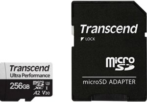 Карта памяти Transcend microSD 256GB TS256GUSD340S (adapter)
