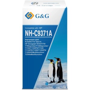 Картридж G&G NH-C9371A голубой