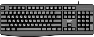 Клавиатура acer OKW301 черный USB (ZL. KBDCC. 01A)