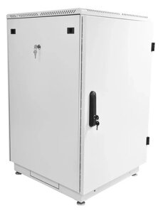 Коммутационный шкаф ЦМО ШТК-М-22.6.6-3ААА напольный, металлическая передняя дверь, 22U, 600x1140x600мм