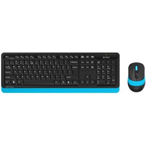 Комплект мыши и клавиатуры A4Tech FG1010 USB синий