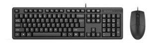 Комплект мыши и клавиатуры A4Tech KK-3330 черный USB