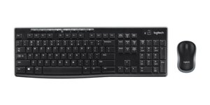 Комплект мыши и клавиатуры Logitech MK270 Black (920-004518)
