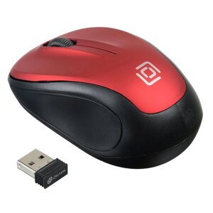 Компьютерная мышь Oklick 665MW черный/красный