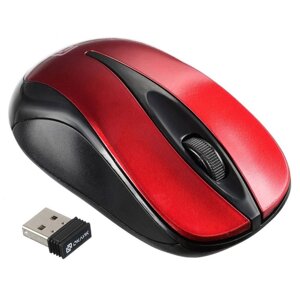 Компьютерная мышь Oklick 675MW черный/красный
